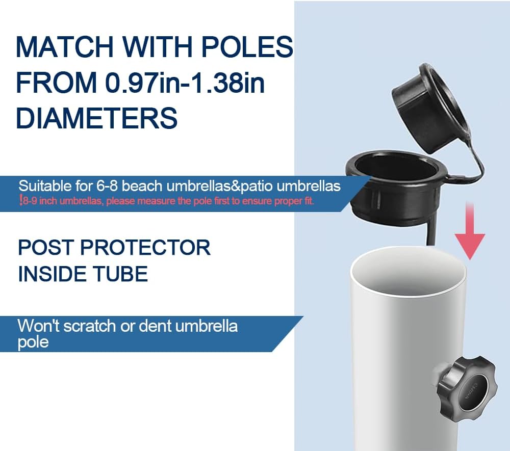 Foldable Portable Beach Umbrella Stand-Portable Patio Umbrella Base Holder,Outdoor Sunshade Anchor Size PLUS Thickened,Rust Free Tempered Iron Umbrella Stand for Courtyard,Swimming Pool,Beach,Grass