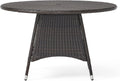 Christopher Knight Home Corsica PE Round KD Dining Table, Multibrown